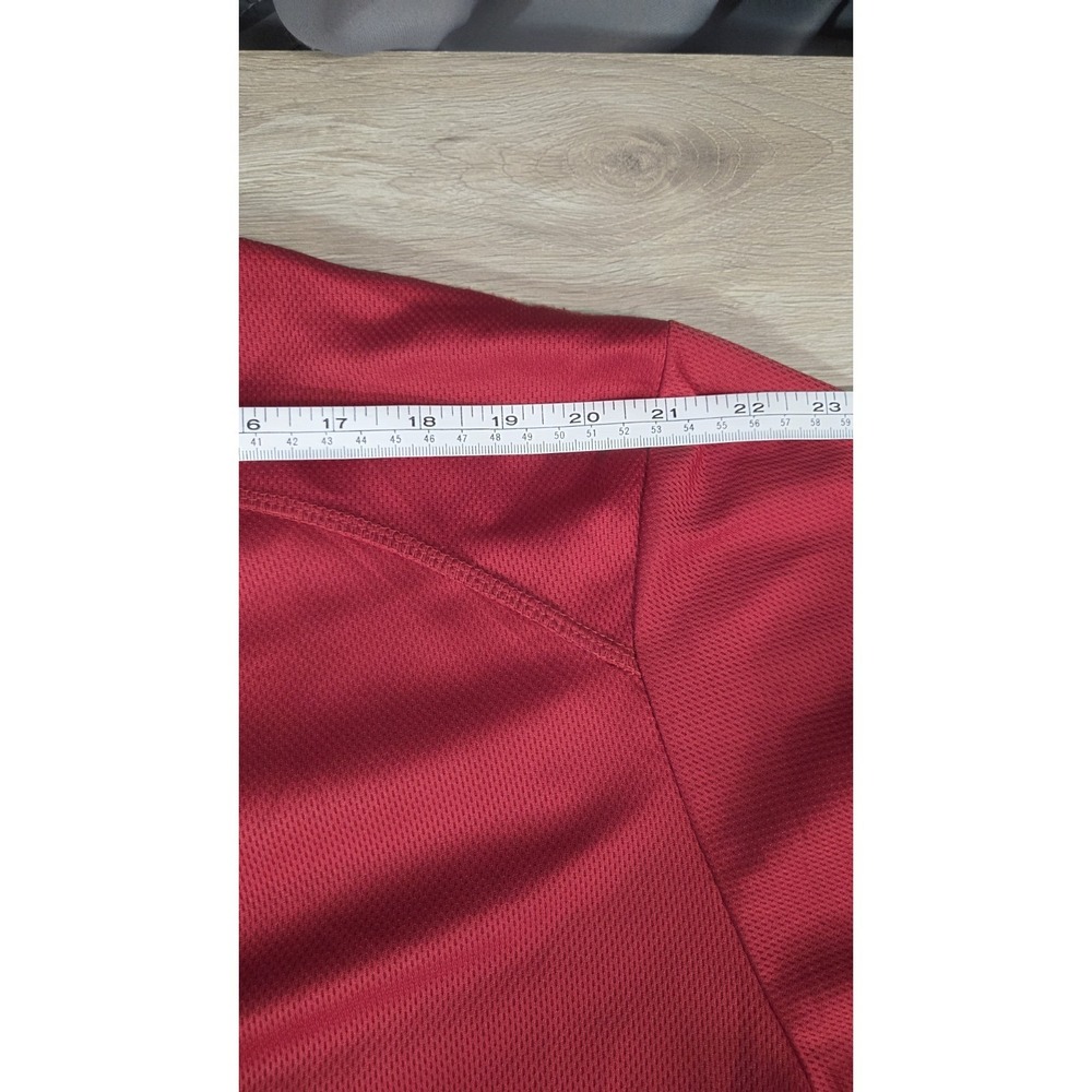 Alabama Crimson Tide Logo Red Black Sides Golf‎ Polo Shirt XL College Ball - Picture 5 of 7